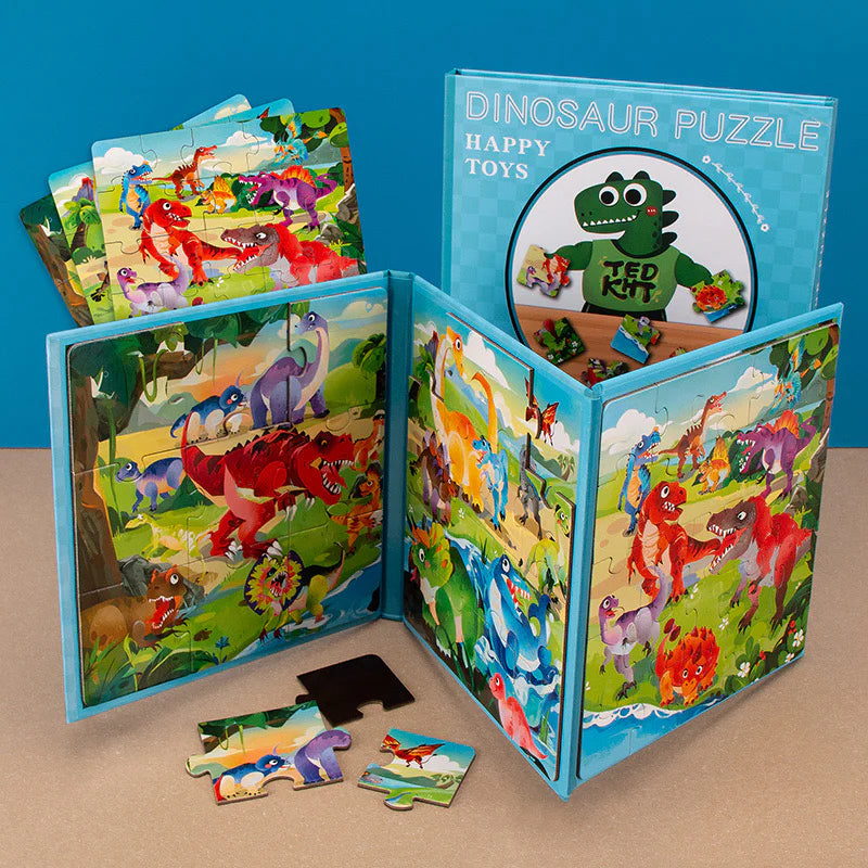 Pierre's Farm Magnetic Puzzle and Matching Book