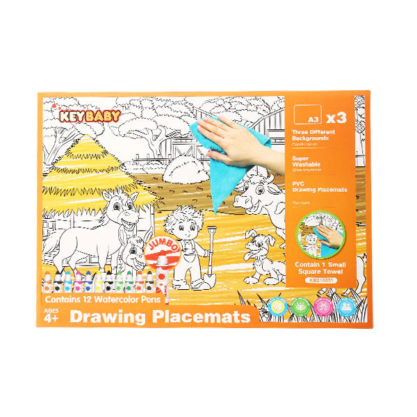 Keybaby Drawing Placemats