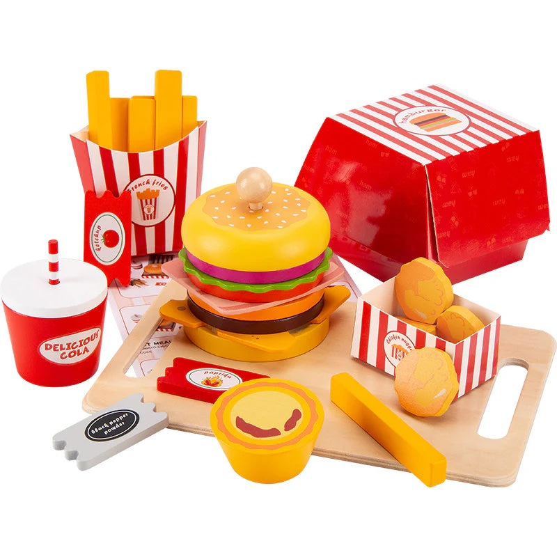 Pierre's Farm Hamburger Wooden Set