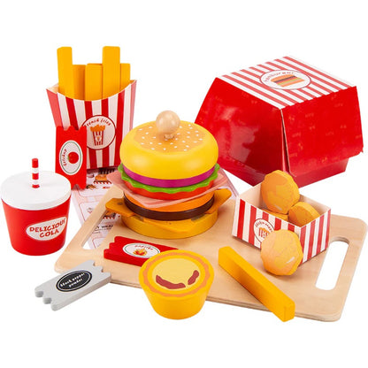 Pierre's Farm Hamburger Wooden Set