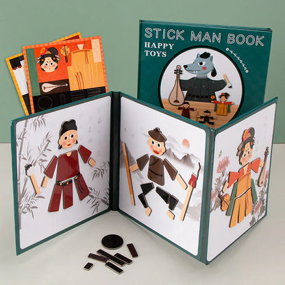 Pierre's Farm Magnetic Puzzle and Matching Book
