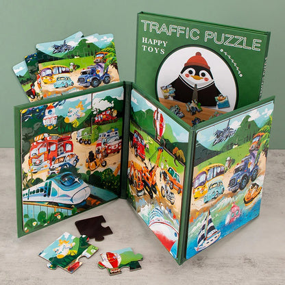 Pierre's Farm Magnetic Puzzle and Matching Book