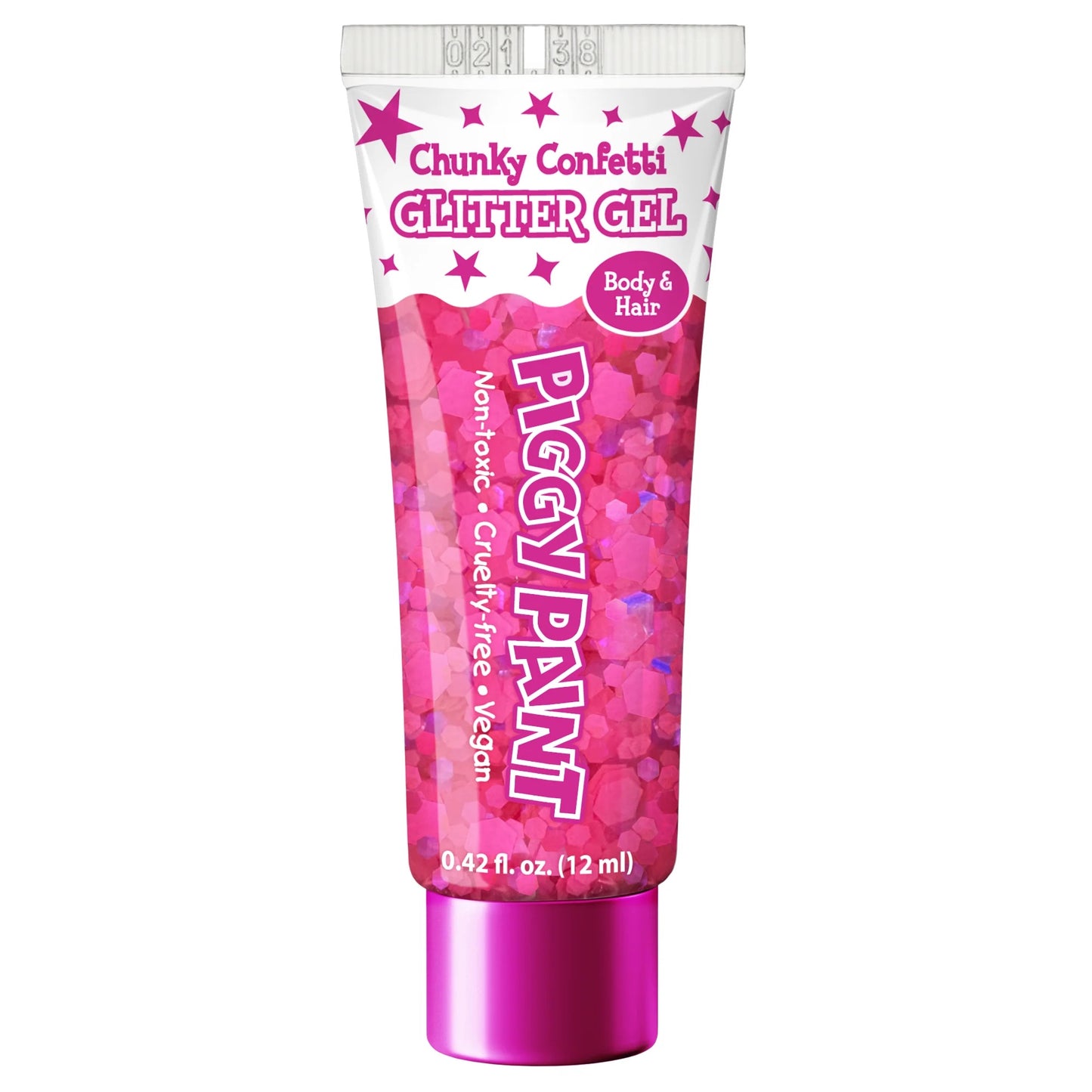 Piggy Paint Chunky Confetti Body and Hair Glitter Gel
