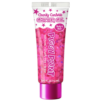 Piggy Paint Chunky Confetti Body and Hair Glitter Gel