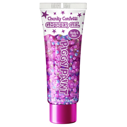 Piggy Paint Chunky Confetti Body and Hair Glitter Gel