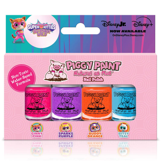 Piggy Paint SuperKitties 4-Polish Box Set