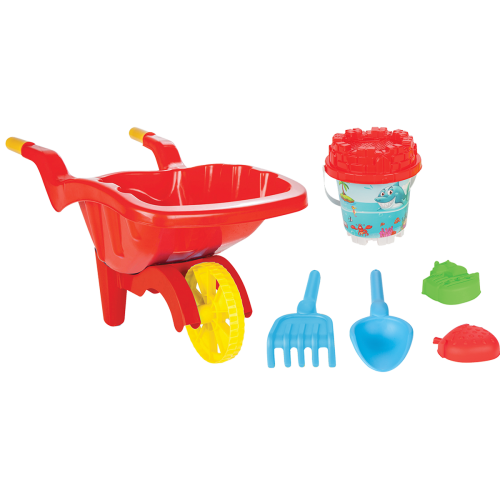 Pilsan Jumbo Wheelbarrow with Bucket Set
