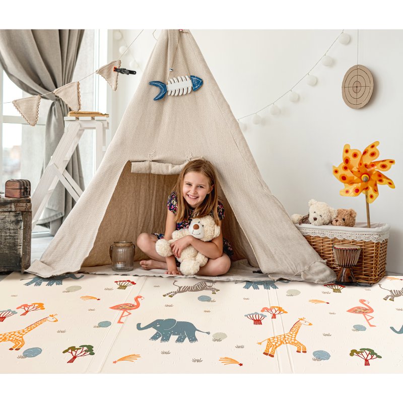 Oribel PurePlay AntiBac Playmat - Savanna Adventures