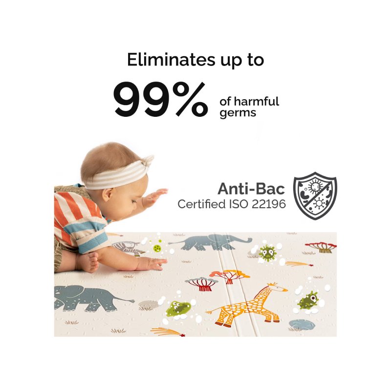 Oribel PurePlay AntiBac Playmat - Savanna Adventures