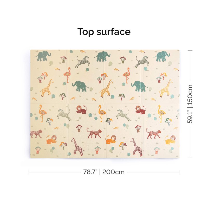 Oribel PurePlay AntiBac Playmat - Savanna Adventures