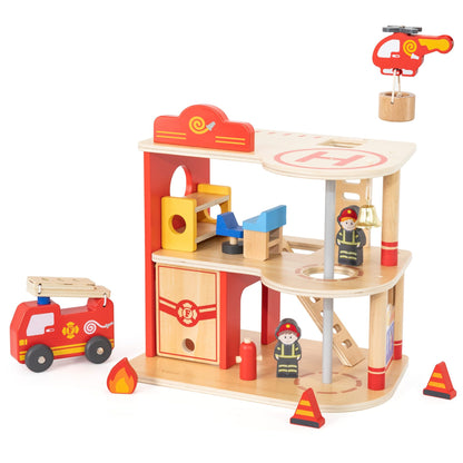 PolarB Viga Fire Station Rescue Playset