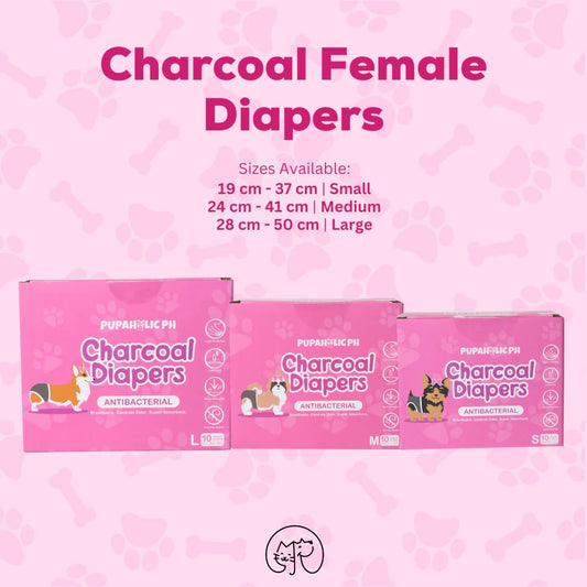 Pupaholic PH Charcoal Female Diapers
