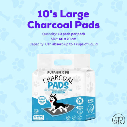 Pupaholic PH Large Charcoal Pads