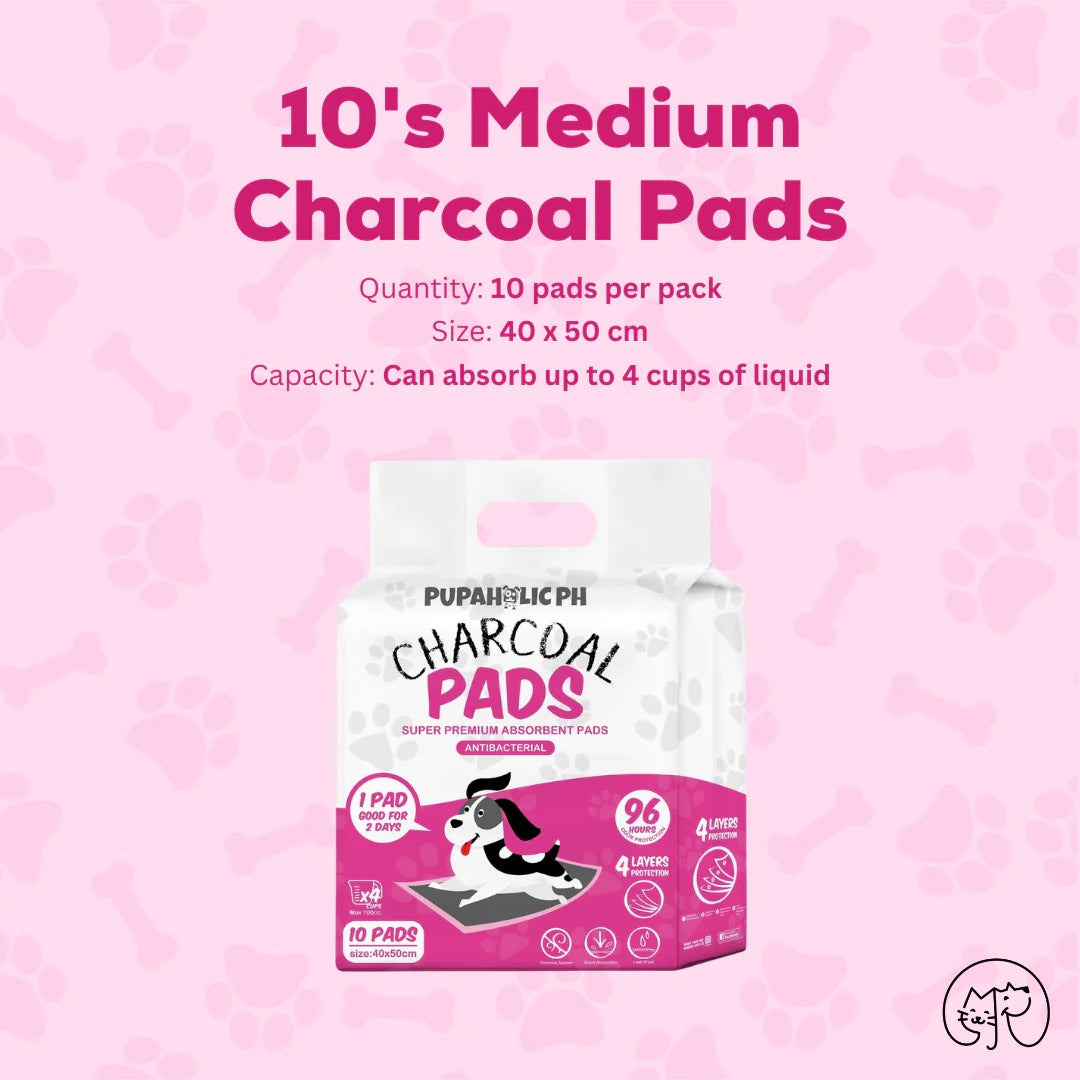 Pupaholic PH Medium Charcoal Pads