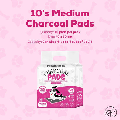 Pupaholic PH Medium Charcoal Pads