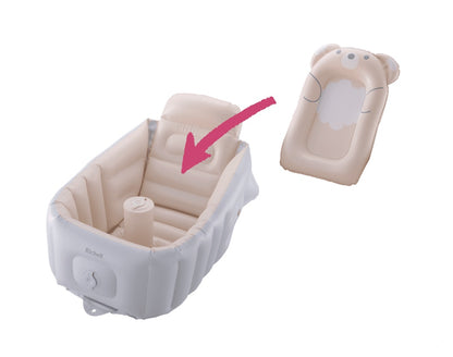 Richell Inflatable Soft Baby Bath Step Up