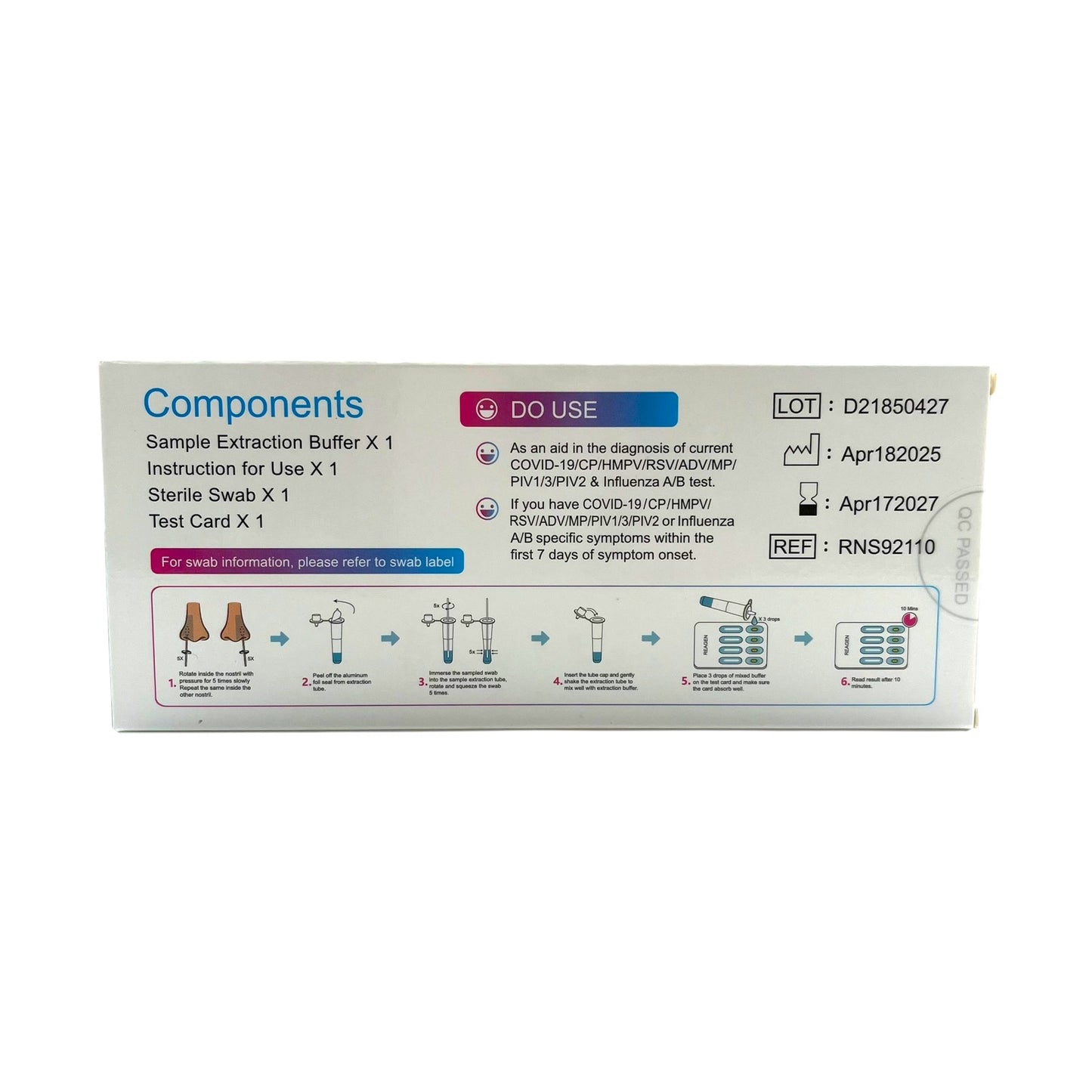 Reagen 10-in-1 Respiratory Antigen Rapid Test Kit