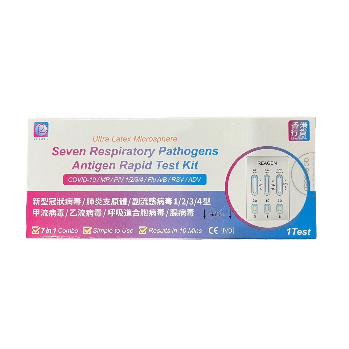 Reagen 7-in-1 Respiratory Antigen Rapid Test Kit