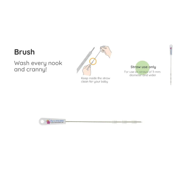 Richell LO Straw Brush