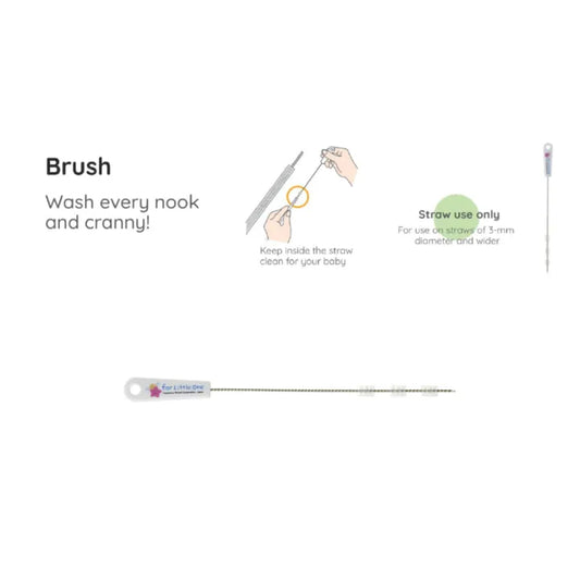 Richell LO Straw Brush