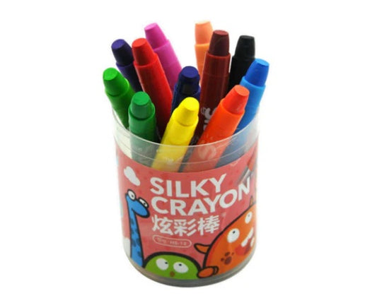 Sunny Silky Crayon (Set of 12 in PP Tub)