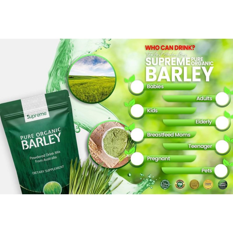 Supreme Pure Organic Barley