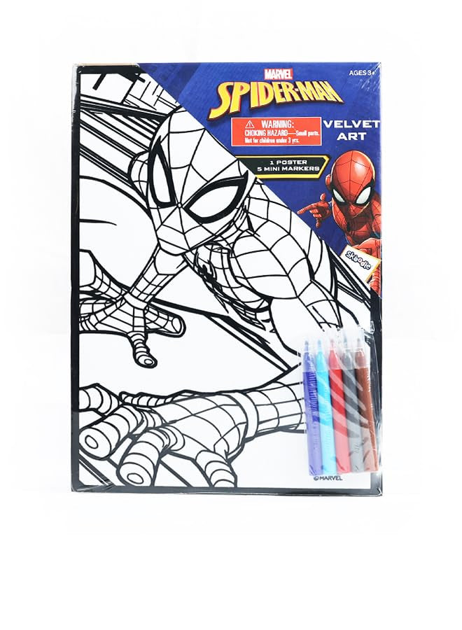 Skoodle Spider-Man Velvet Art