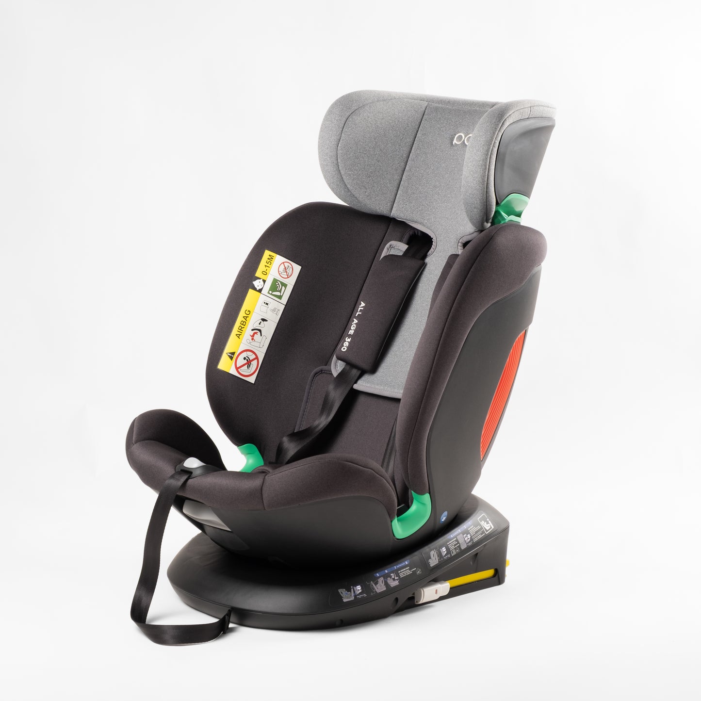 Poled All Age 360 Car Seat iSize