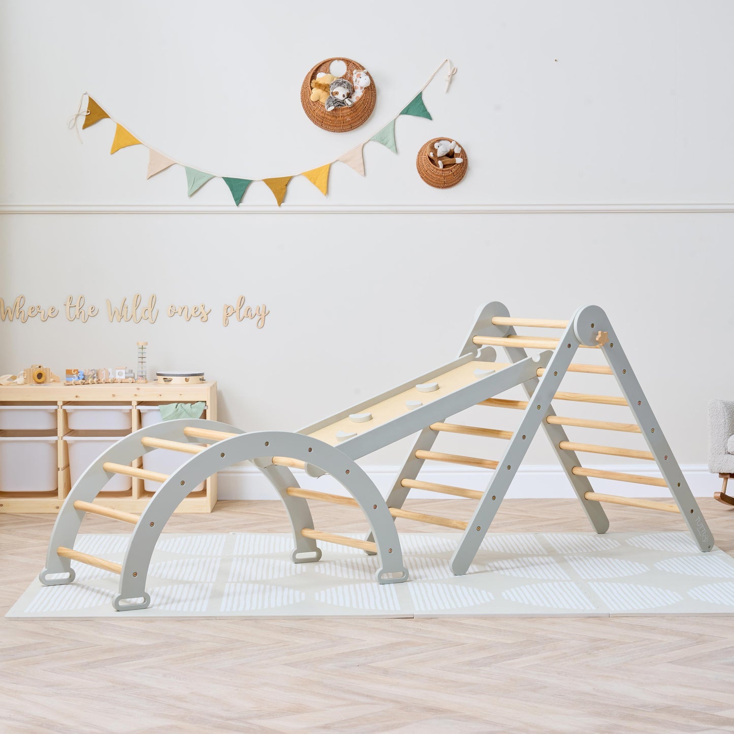 Tutti Bambini Scala Montessori 3-in-1 Pikler Climbing Set