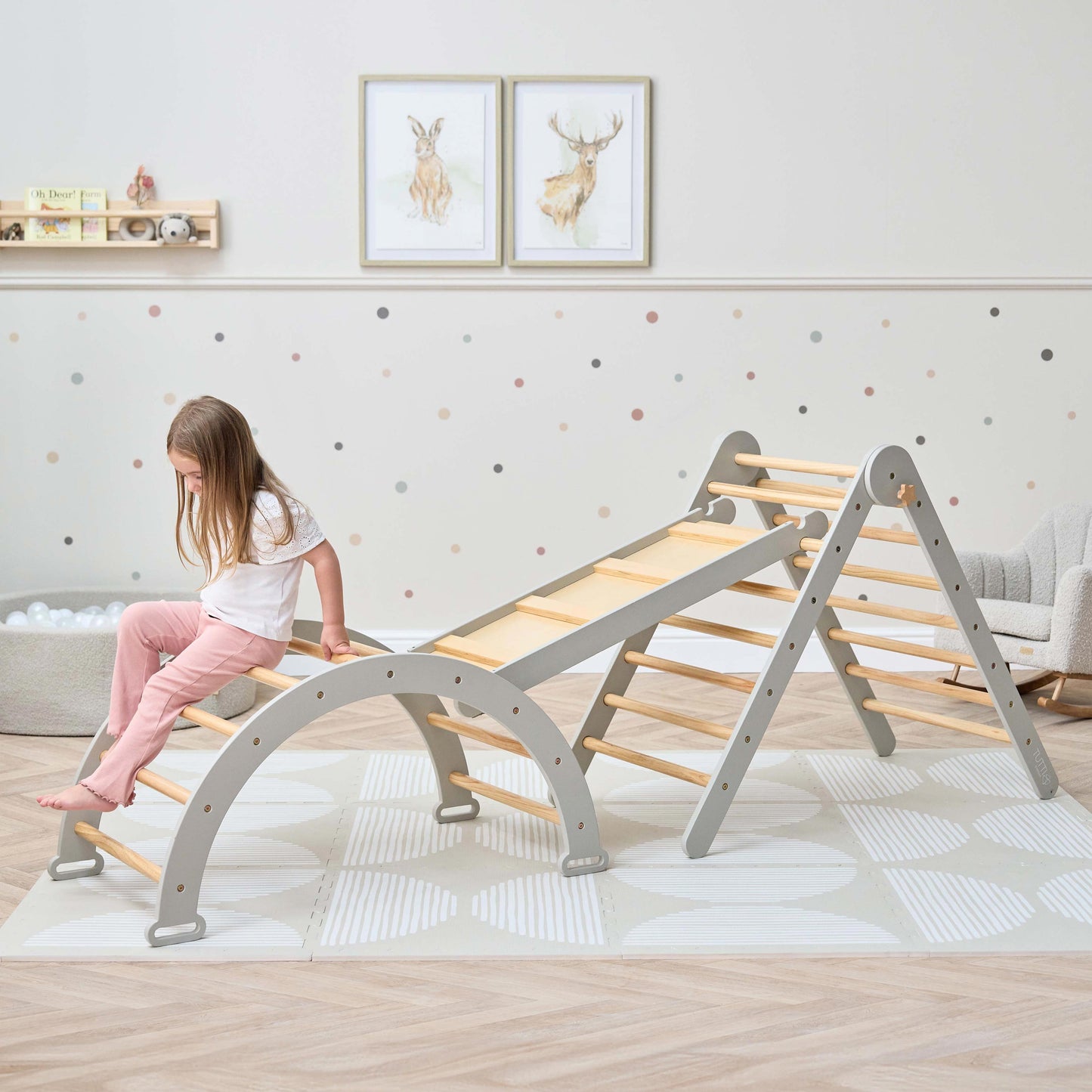 Tutti Bambini Scala Montessori 3-in-1 Pikler Climbing Set