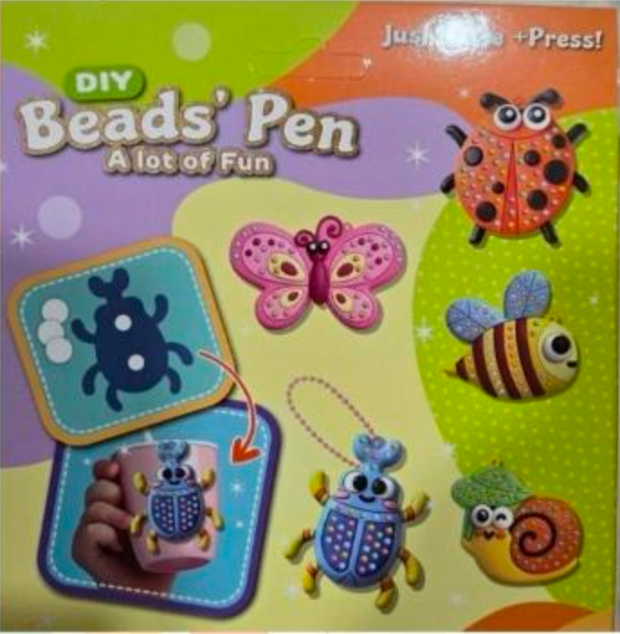 Beads Pen Bug Charm
