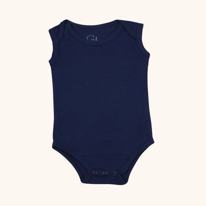 Stitcharoo Kids Envelope-Collar Sleeveless Bodysuit