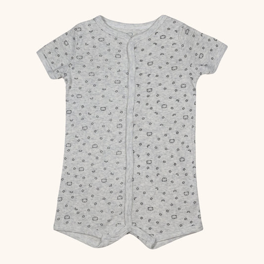 Stitcharoo Kids Front-Button Short-Sleeve Romper