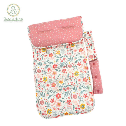 Swaddies Universal Reversible Stroller Pads with Strap Covers