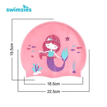 Swimzies 100% Silicone Swim Caps
