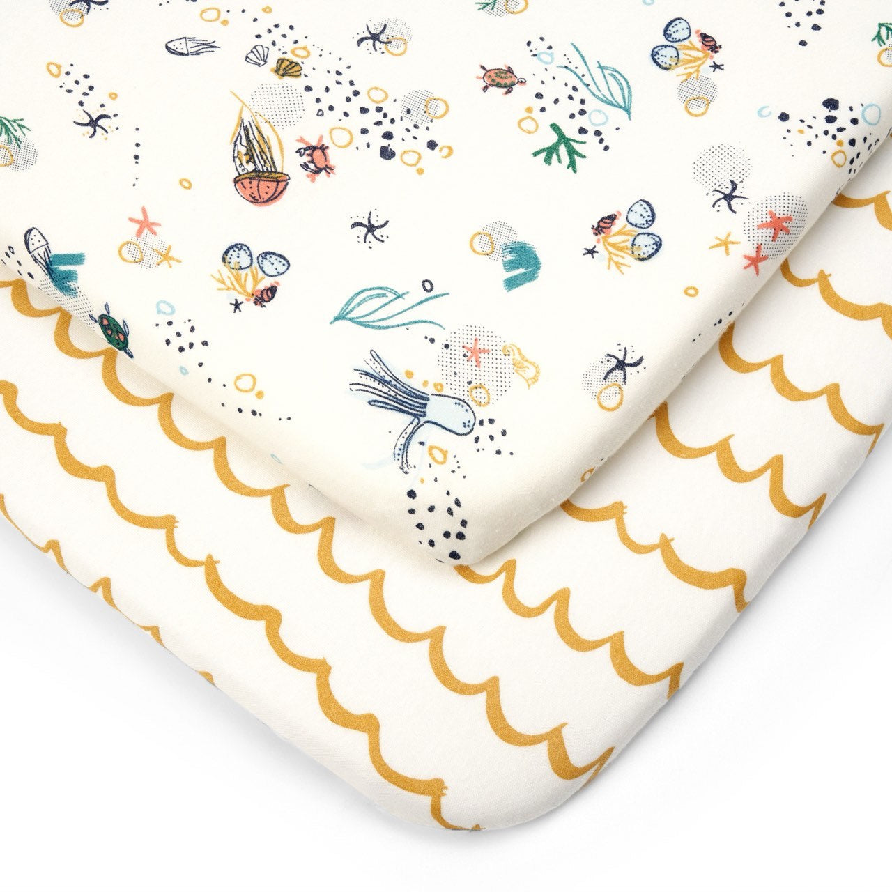 Tutti Bambini Bedside Crib Fitted Sheets 2-pack