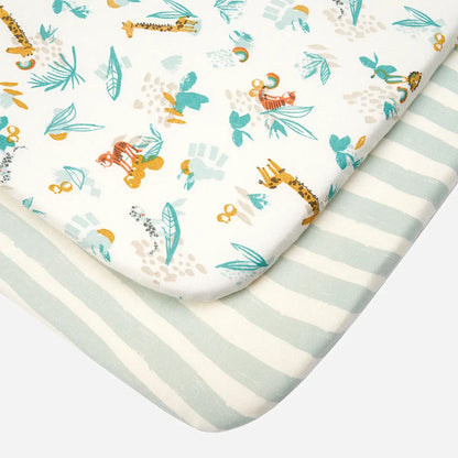 Tutti Bambini Bedside Crib Fitted Sheets 2-pack