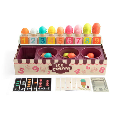 Topbright Colorful Number Cognitive Ice Cream Learning Box