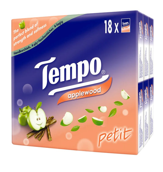 Tempo Petit Hanky Applewood (18x7) - 20s