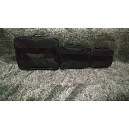 The Good Bag 3-N-1 Packing Cubes - Solid Black