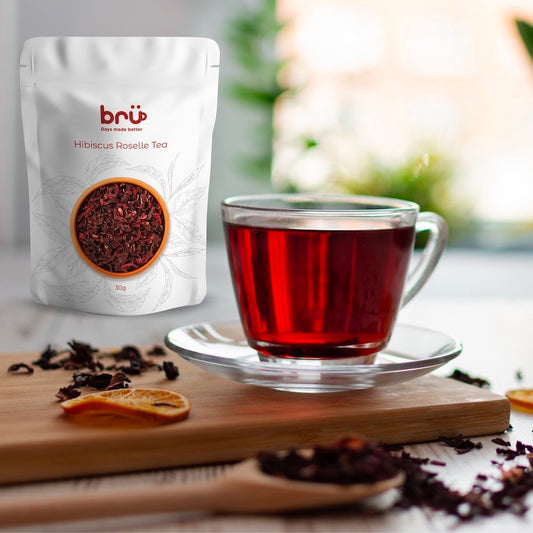 The Green Tummy BRU Hibiscus Roselle Loose Tea (30g)