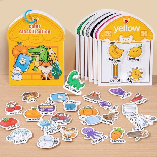 The Kiddie Concept Color Sorting Busy Book