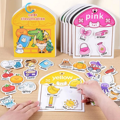 The Kiddie Concept Color Sorting Busy Book