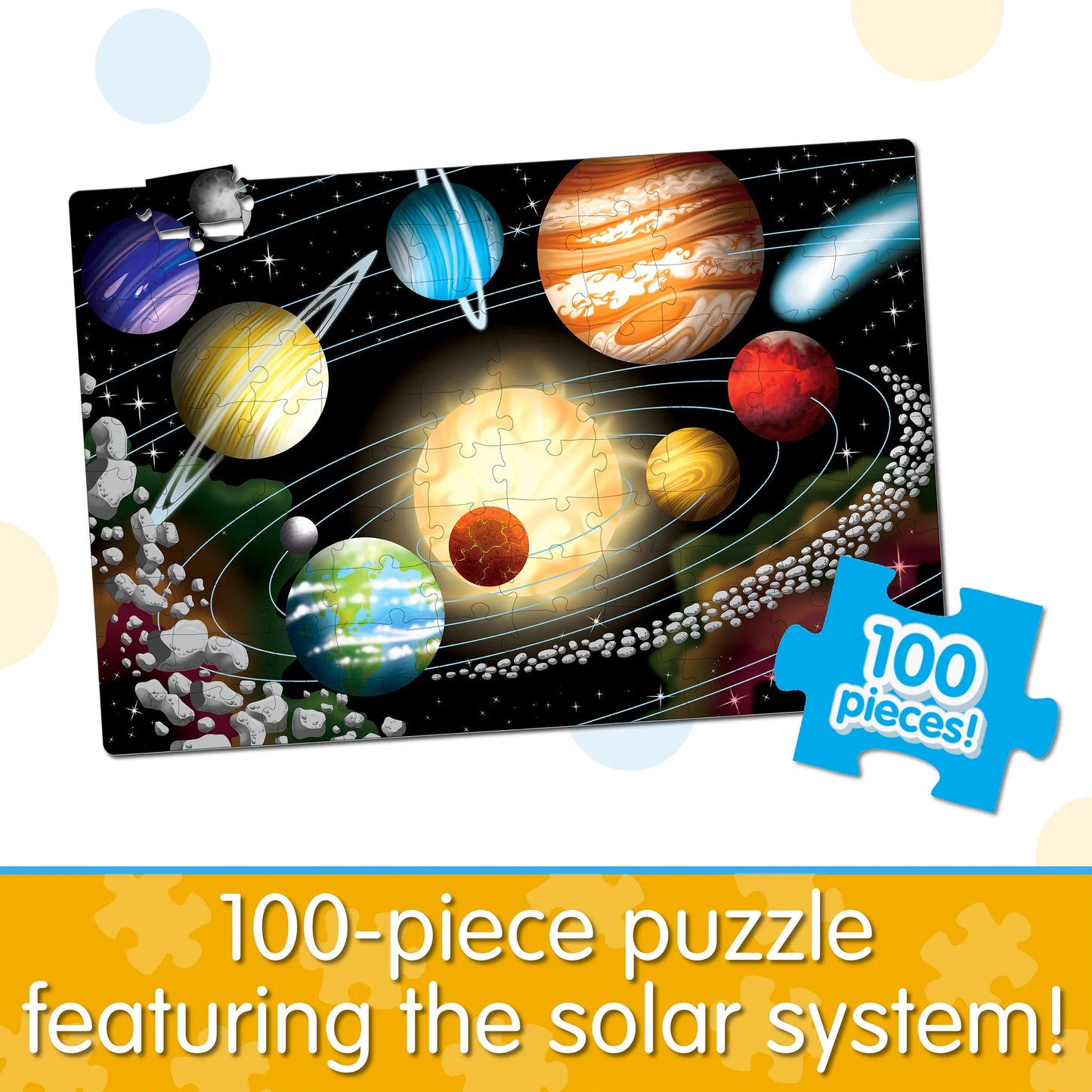 The Learning Journey Puzzle Doubles Glow in the Dark - Space