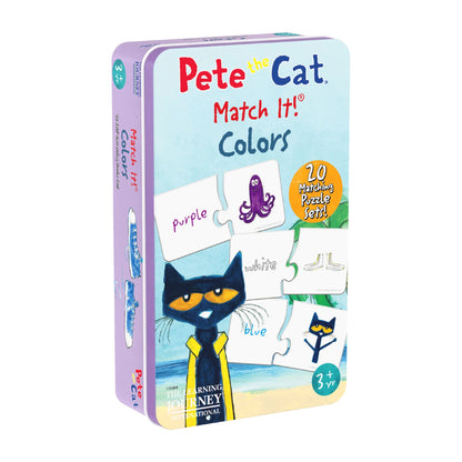 The Learning Journey Pete the Cat Match It! Tin - Colors