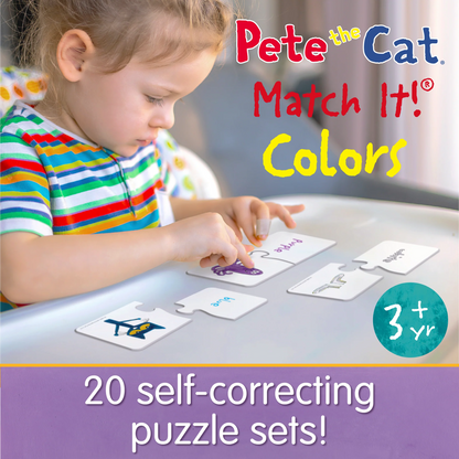 The Learning Journey Pete the Cat Match It! Tin - Colors