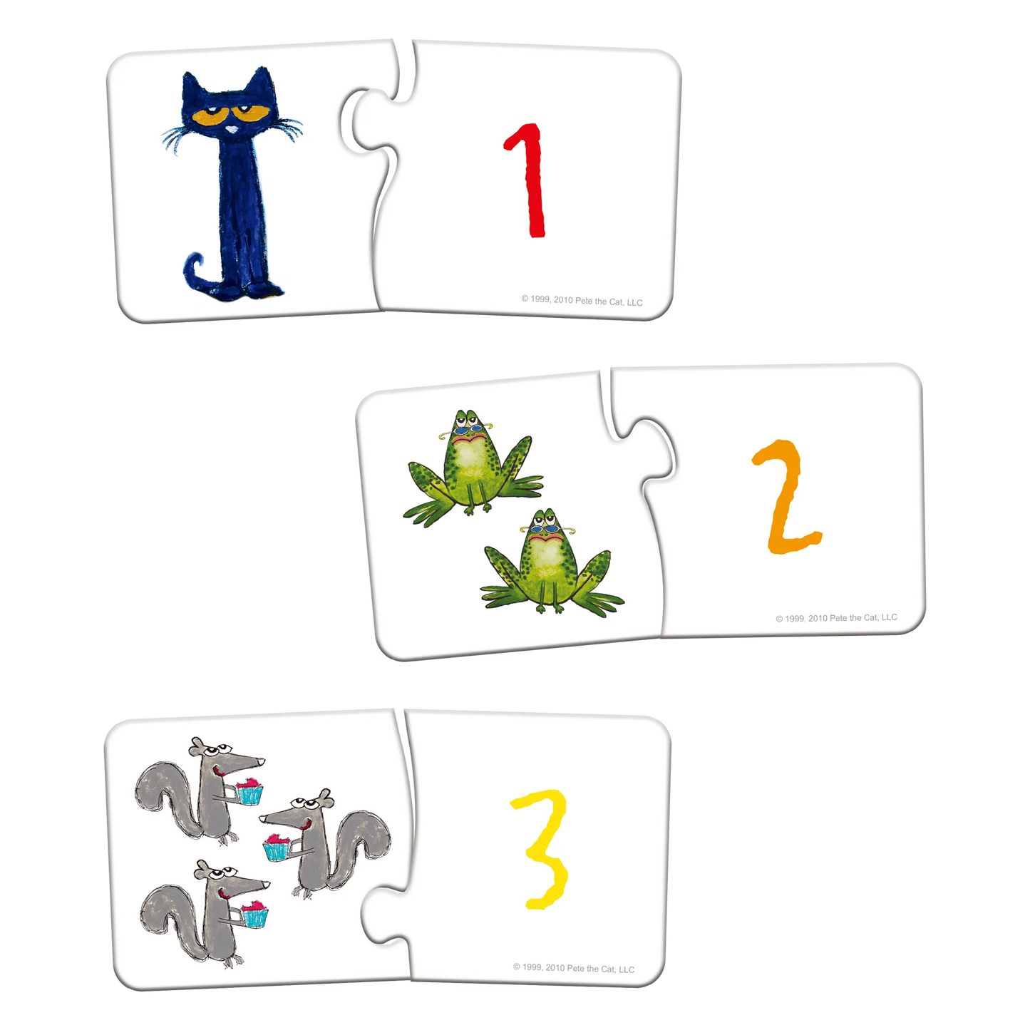 The Learning Journey Pete the Cat Match It! Tin - Counting