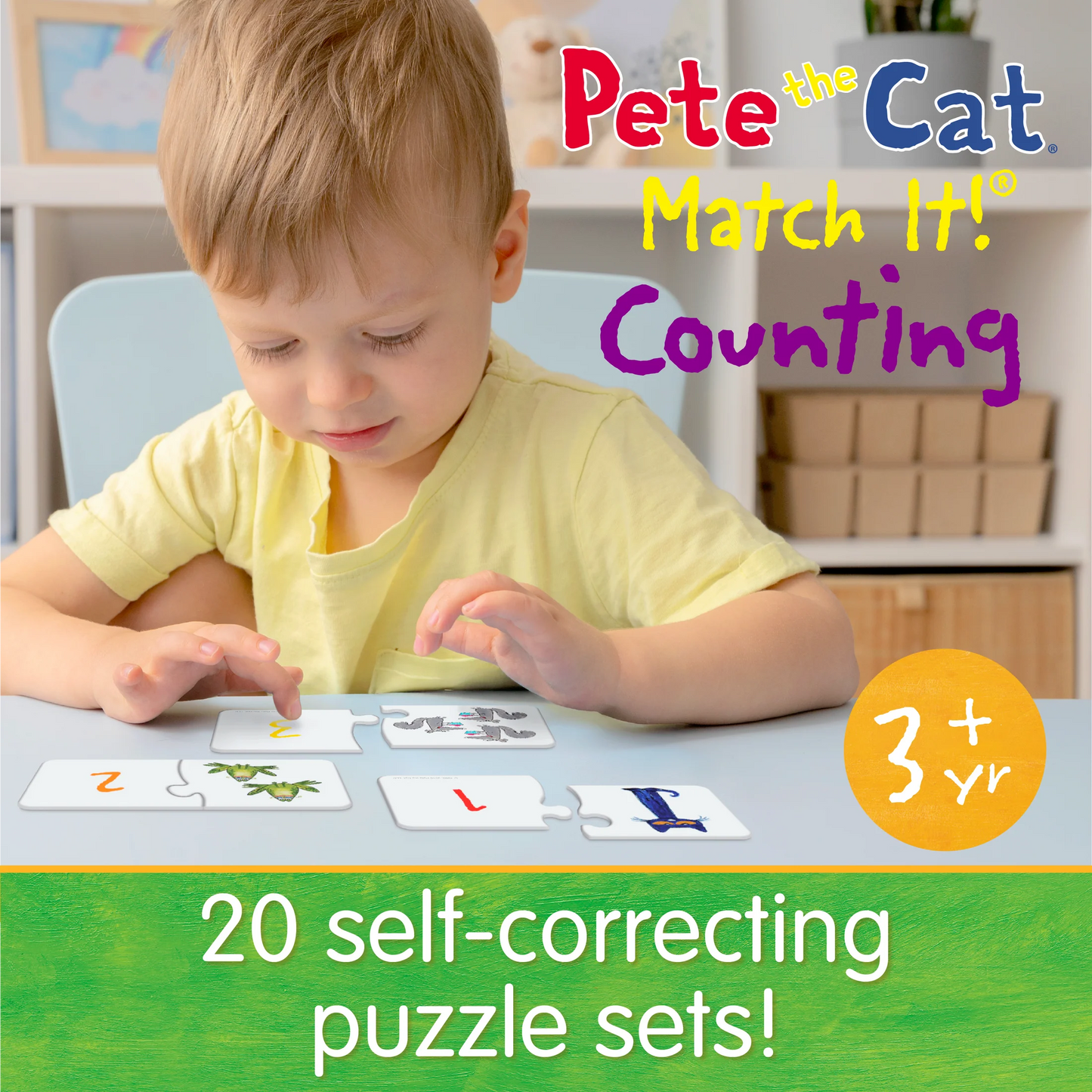 The Learning Journey Pete the Cat Match It! Tin - Counting