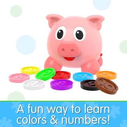 The Learning Journey Learn with Me Numbers and Colors Pig E Bank