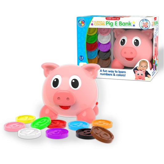 The Learning Journey Learn with Me Numbers and Colors Pig E Bank